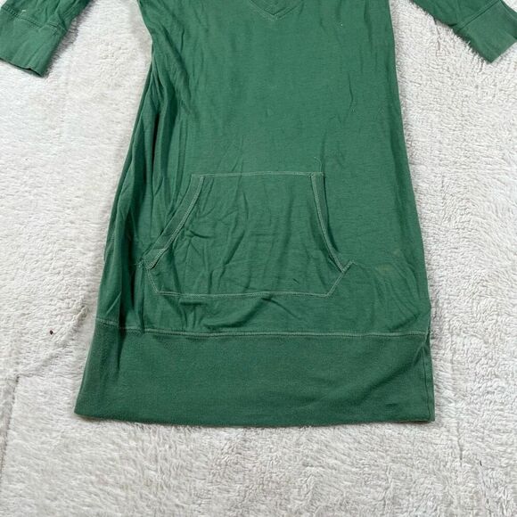 Vintage Y2K Hollister Lightweight V Neck Hoodie 1/2 Sleeve Sweatshirt - Picture 2 of 7